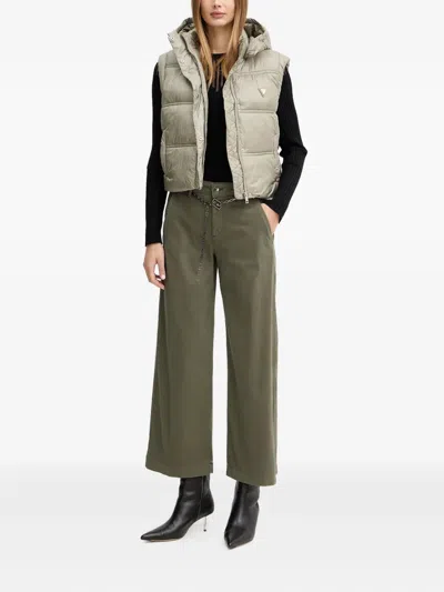 Liu •jo Chain-belt Trousers In Green