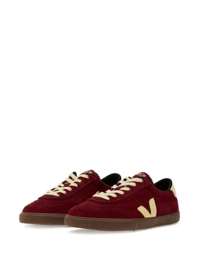 Veja Paneka Suede Sneakers Grenat Sun Bark In Red