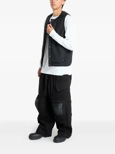 Y-3 Liner Button Gilet In Black