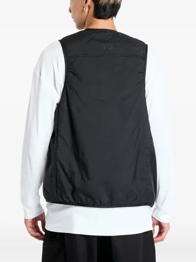 Y-3 Liner Button Gilet In Black