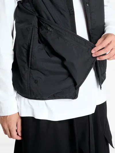 Y-3 Liner Button Gilet In Black