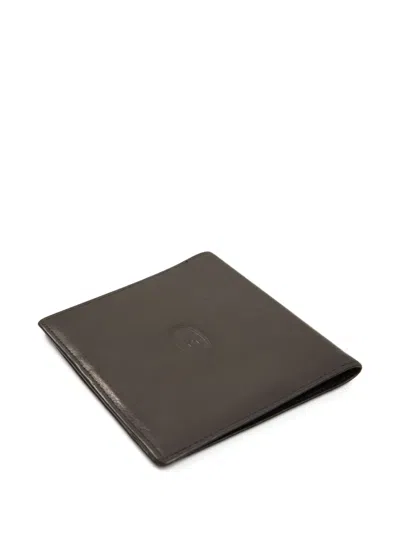 Pre-owned Dior 1990s Leather Wallet In Black