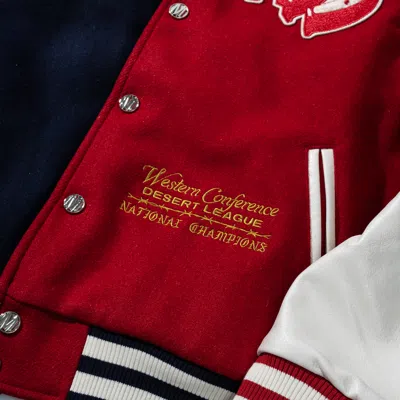 Market Old West Varsity Jacket In Red
