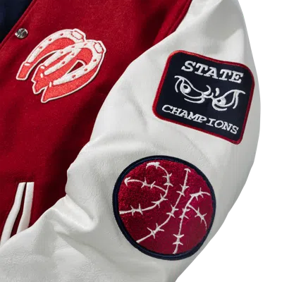 Market Old West Varsity Jacket In Red
