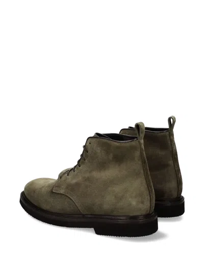 Premiata Lace-up Boots In Green