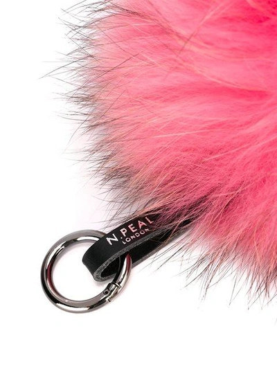 Shop N•peal Fur Keyring In Pink