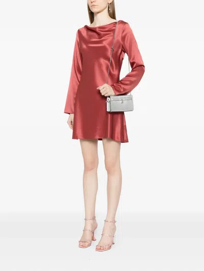 Michael Kors Hamilton Crossbody Bag In Silver