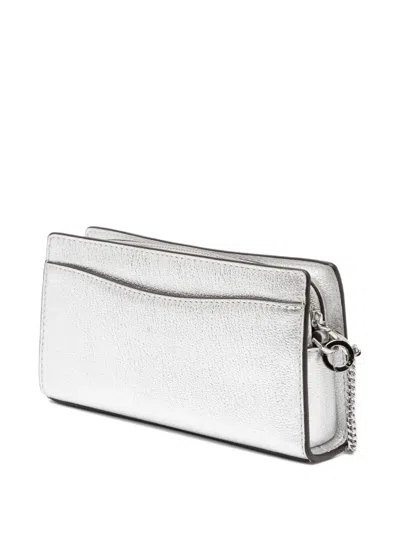 Michael Kors Hamilton Crossbody Bag In Silver