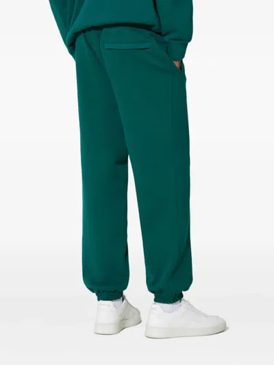 Puma Embroidered-logo Track Pants In Green