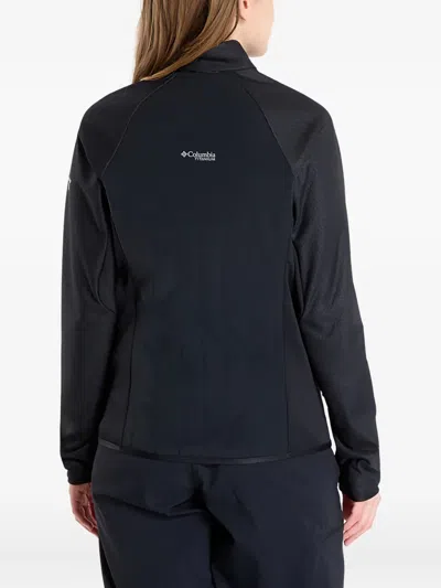 Columbia Arctic Crest™ Zip Fastening Sweater In Black