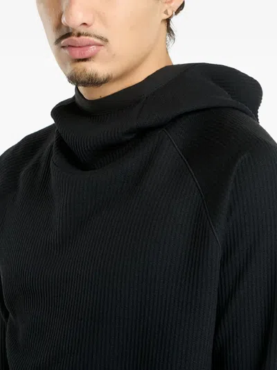 Craft Logo-patch Hoodie In Black