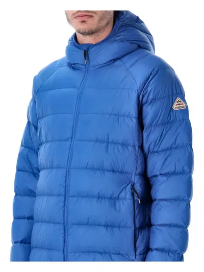Pyrenex Hooded Padded Jacket In Blue