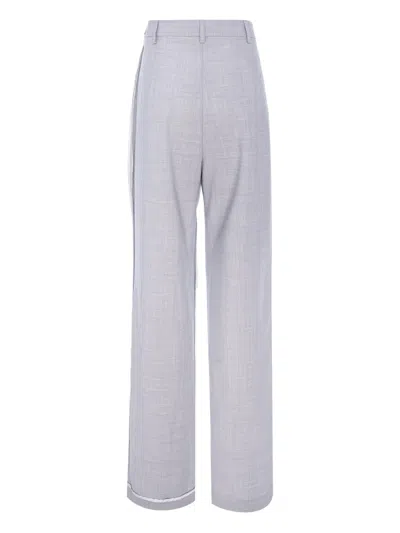 Cuanna Mark Pinstripe-panel Trousers In Multi