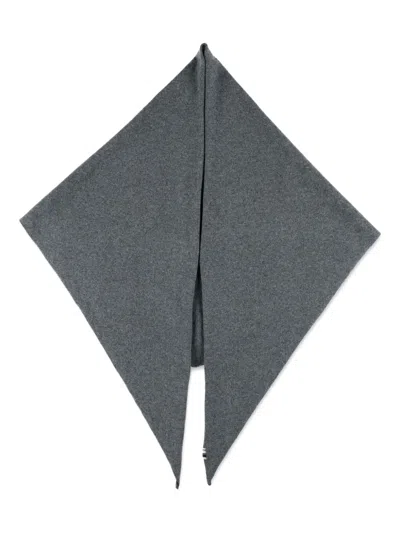 Extreme Cashmere Stitch-detail Carf In Gray