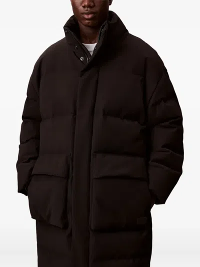 Calvin Klein Jeans Est.1978 Pocket Padded Coat In Blue