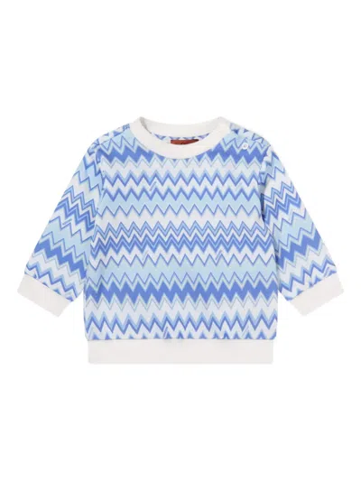 Missoni Baby Boys Zigzag Tracksuit In Blue