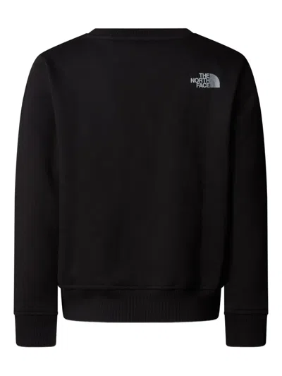 The North Face Boys Reflective Logo Relaxed Sweatshirt In Black