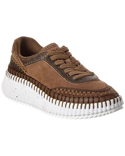 Chloé Nama Sneaker In Brown