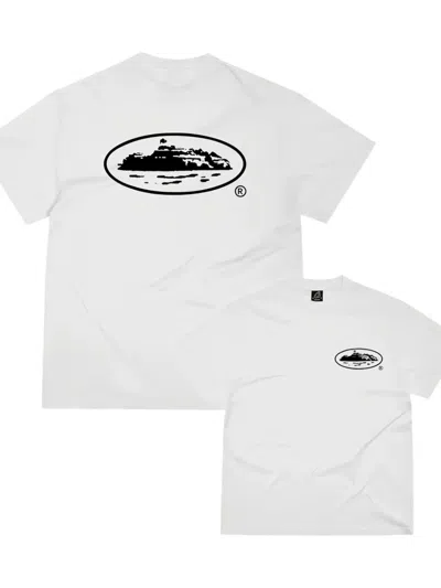 Corteiz Og Island Graphic T-shirt In White