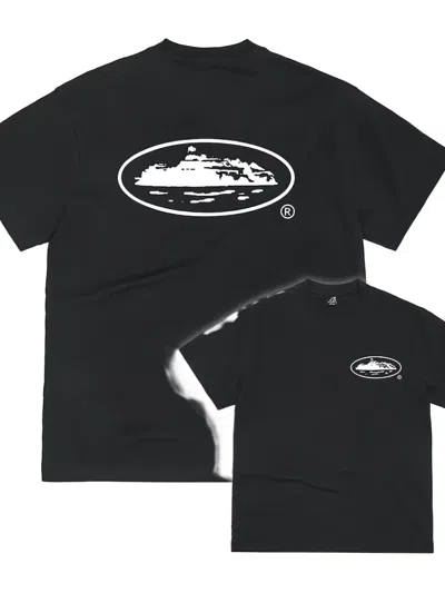 Corteiz Og Island Logo T-shirt In Black