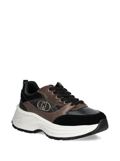 Liu •jo Logo-detail Sneakers In Black