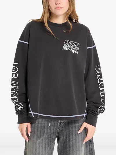 Adidas Originals X Og La Long-sleeve T-shirt In Black