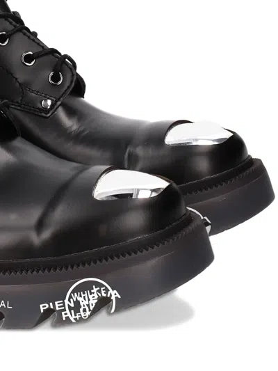 Premiata Brixton Lace-up Metal Boots In Black