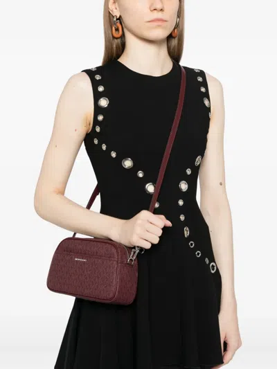 Michael Kors Small Jet Set Crossbody Bag In Red