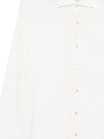 Eleventy Button Shirt In White