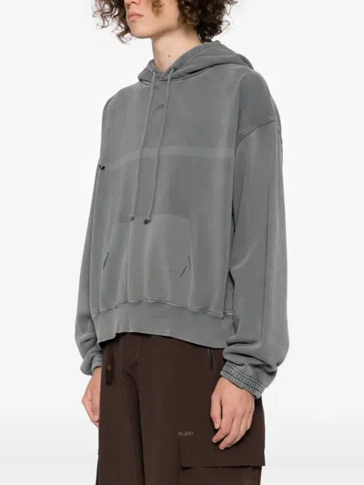 A-cold-wall* Laser-fade Hoodie In Gray