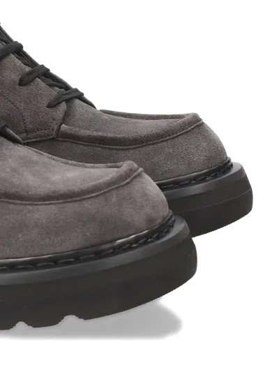 Premiata Lace-up Platform Boots In Gray