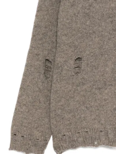 Lauren Manoogian Distressed Jumper In Gray