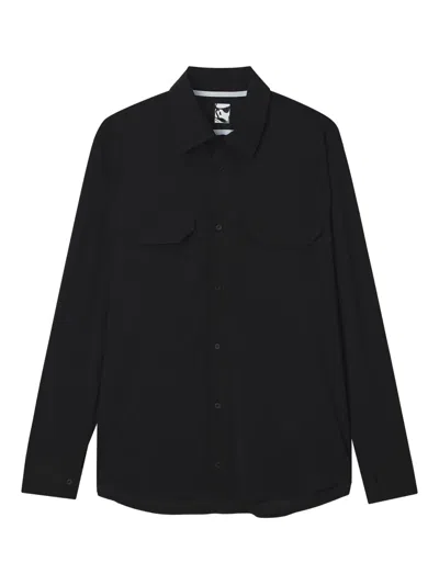 Gr10k Pocket Button Shirt In Black