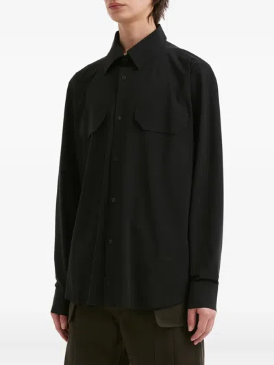 Gr10k Pocket Button Shirt In Black
