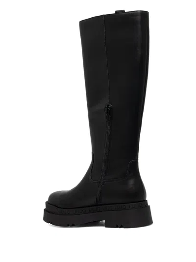 Liu •jo Leather Boots In Black