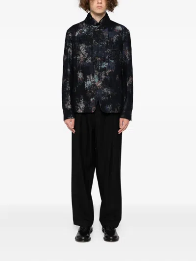 Forme D'expression Graphic-print Jacket In Black