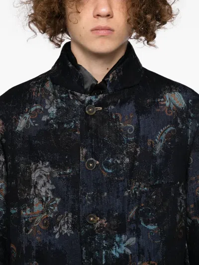 Forme D'expression Graphic-print Jacket In Black