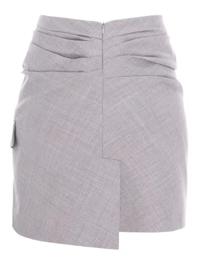 WANDA 系带细节迷你半身裙