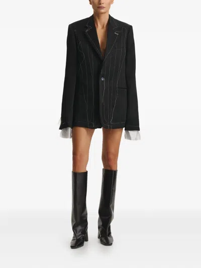 AVVA 对比缝线西装夹克