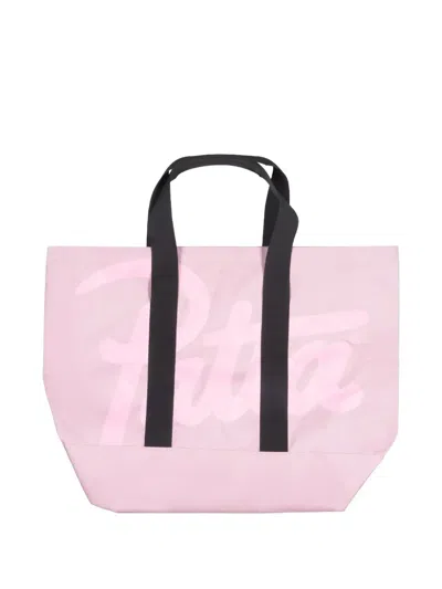 Patta Logo-print Tote Bag In Pink
