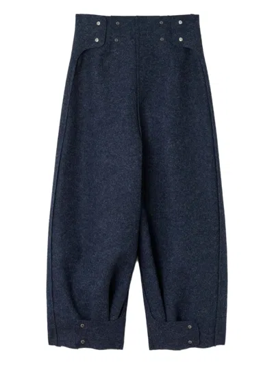Sunnei Armatura Cholo Trousers In Blue