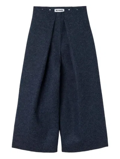 Sunnei Armatura Cholo Trousers In Blue