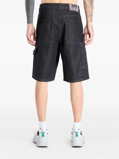 Dime Carpenter Denim Shorts In Black