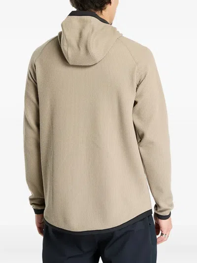 Craft Grid Long-sleeve Hoodie In Neutral