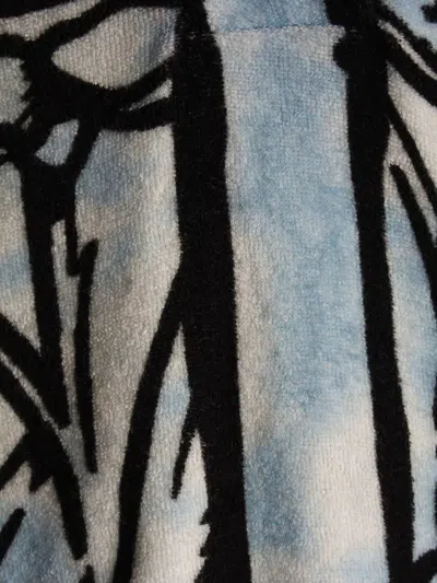 Pre-owned Fendi X Joshua Vides Edition Printed Mini Dress In Blue