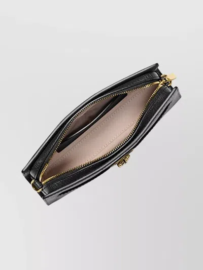 Michael Kors Hamilton Moderne Extra-small Leather Convertible Crossbody Bag In Black