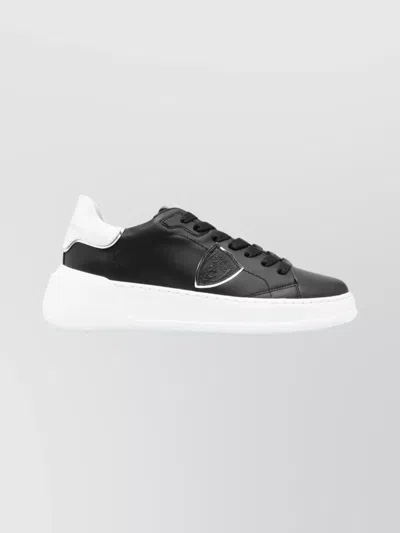 Philippe Model Low Top Sneakers Contrast Heel In Multi