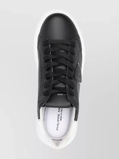 Philippe Model Low Top Sneakers Contrast Heel In Multi