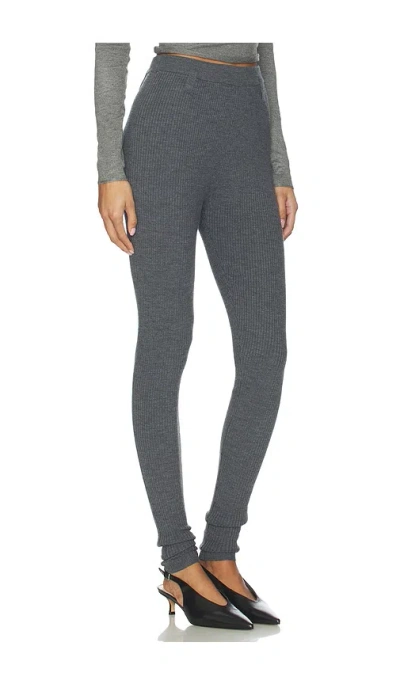 Herskind Carlos Knit Leggings In Gray
