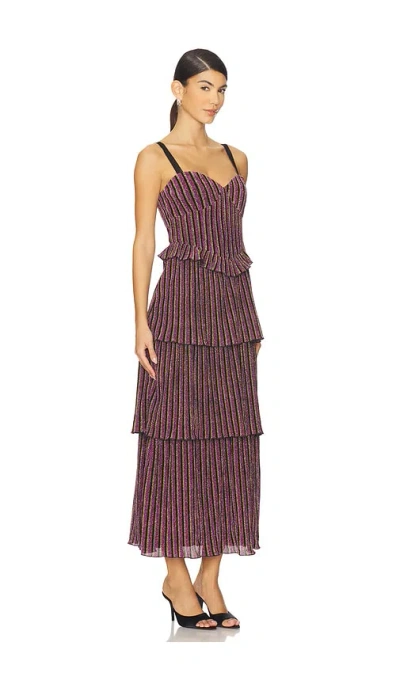 Saylor Darina Dress In Purple